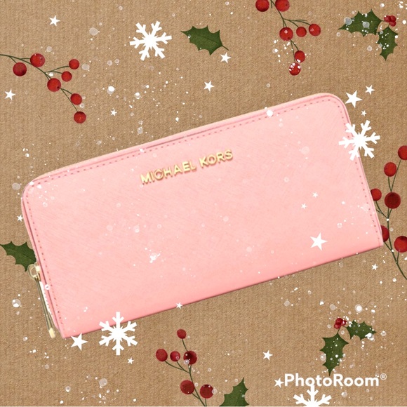 NWT MICHAEL  KORS  NEW pink beautiful Wallet - Picture 4 of 7